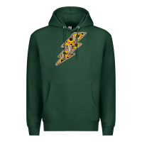 Sunflower And Skull Lightning Premium Hoodie | Teevron