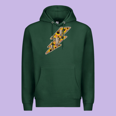 Sunflower And Skull Lightning Premium Hoodie Designed By Bettercallsaul