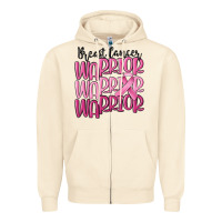 Sandshell breast cancer warrior Zipper Hoodie - MaliasSmallBusiness