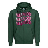 Sports Green breast cancer warrior Zipper Hoodie - MaliasSmallBusiness