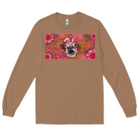 Toasted Coconut easter heifer with bunny ears and glasses license plate Long Sleeve Tee - Artiststas