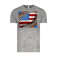 Cloud Rock American flag and racee flag Vintage Tee - AdoDesignShop
