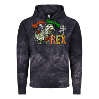 Cloud Black spooky sourus Vintage Hoodie - CowhideDigitalArt