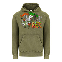 Vintage Olive spooky sourus Vintage Hoodie - CowhideDigitalArt