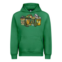Emerald Army coffee cups 4th of july Urban Hoodie - HowdyJamesFarm