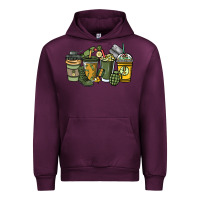 Mauve Wine Army coffee cups 4th of july Urban Hoodie - HowdyJamesFarm