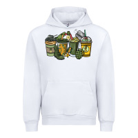 White Army coffee cups 4th of july Urban Hoodie - HowdyJamesFarm