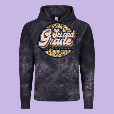 Second Grade Vintage Hoodie Designed By Jahusdesignshop
