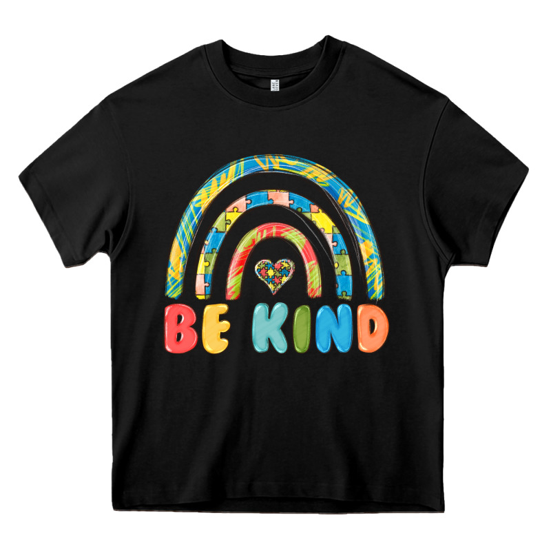 Be Kind Autism Heavy Core Tee by MaliasSmallBusiness | Teevron