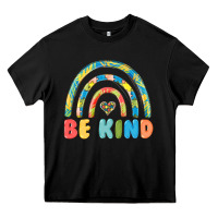 Black be kind autism Heavy Core Tee - MaliasSmallBusiness
