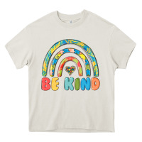 Cream be kind autism Heavy Core Tee - MaliasSmallBusiness