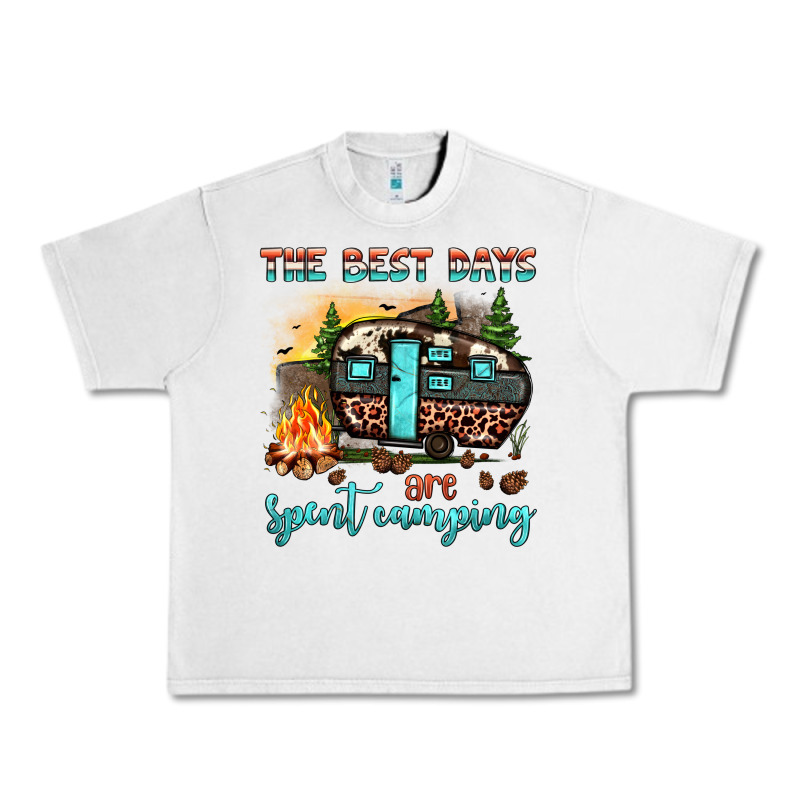 The Best Days Are Spent Camping Urban Heavy Tee by JahusDesignShop | Teevron
