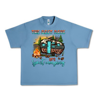 Pebble Blue the best days are spent camping Urban Heavy Tee - JahusDesignShop