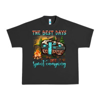Pigment Black the best days are spent camping Urban Heavy Tee - JahusDesignShop