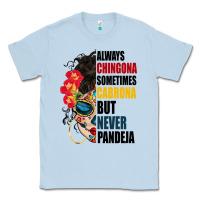 Dusty Blue always chingona sugar skull Classic Tee - BundleAndBundleShop