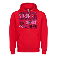 Breast Cancer We Don't Know How Strong We Are Zipper Hoodie | Teevron