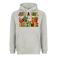 Moon Dust just a girl who loves christmas Heavyweight Hoodie - MaliasSmallBusiness