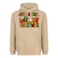 Mushroom just a girl who loves christmas Heavyweight Hoodie - MaliasSmallBusiness