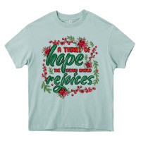 Arona a thrill of hope the weary world rejoices Heavy Core Tee - MaliasSmallBusiness