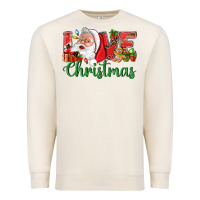 Sandshell Love Christmas With Santa Premium Sweatshirt - BundleAndBundleShop