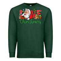 Love Christmas With Santa Premium Sweatshirt | Teevron