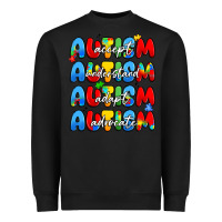 Black autism accept understand adopt advocate Heavyweight Sweatshirt - JahusDesignShop