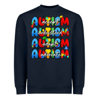 Navy autism accept understand adopt advocate Heavyweight Sweatshirt - JahusDesignShop