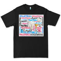 Black volleyball Premium Tee - Zillion Design Studio