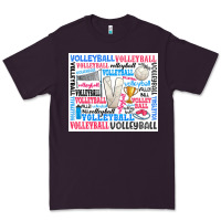 Plum volleyball Premium Tee - Zillion Design Studio