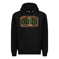 Black Camouflage Patterned Mini Tried Premium Hoodie - Bettercallsaul