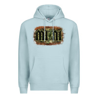 Blue Mist Camouflage Patterned Mini Tried Premium Hoodie - Bettercallsaul