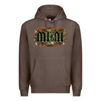 Coffee Camouflage Patterned Mini Tried Premium Hoodie - Bettercallsaul