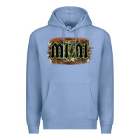 Colony Blue Camouflage Patterned Mini Tried Premium Hoodie - Bettercallsaul