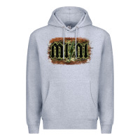 Heather Grey Camouflage Patterned Mini Tried Premium Hoodie - Bettercallsaul