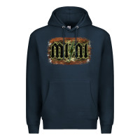 Navy Camouflage Patterned Mini Tried Premium Hoodie - Bettercallsaul