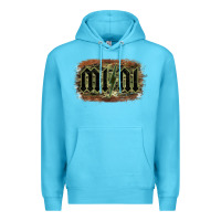 Ocean Blue Camouflage Patterned Mini Tried Premium Hoodie - Bettercallsaul