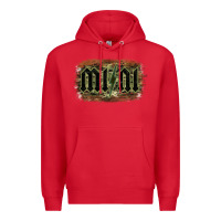 Red Camouflage Patterned Mini Tried Premium Hoodie - Bettercallsaul