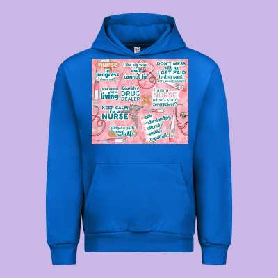 Funny Nurse Urban Hoodie Designed By Tumblerdesignbyshophia