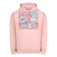 Pigment Salmon funny nurse Urban Hoodie - TumblerDesignByShophia