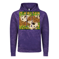 Cloud Purple St. Patrick's Day shamrock tumbler Vintage Hoodie - Neo Western