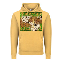 Vintage Mustard St. Patrick's Day shamrock tumbler Vintage Hoodie - Neo Western