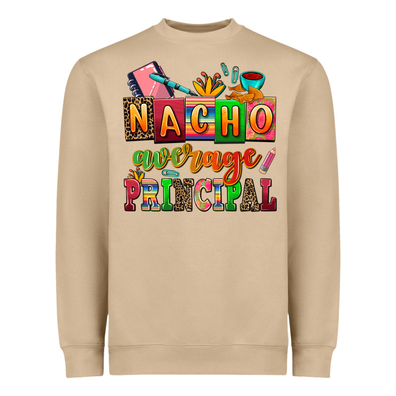 Nacho Average Principal Heavyweight Sweatshirt by AdoDesignShop | Teevron