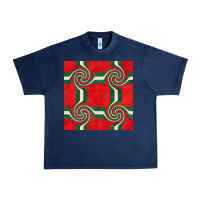 Navy retro christmas seamless pattern Urban Heavy Tee - BundleAndBundleShop
