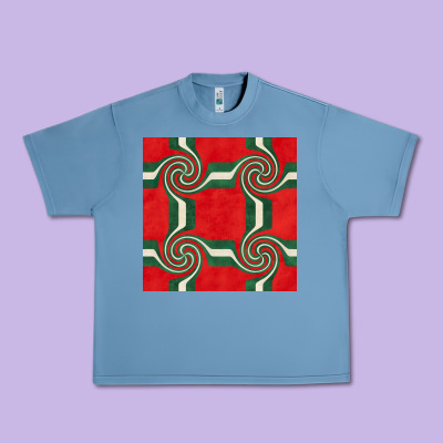 Retro Christmas Seamless Pattern Urban Heavy Tee Designed By Bundleandbundleshop