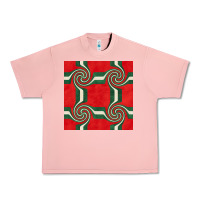 Salmon retro christmas seamless pattern Urban Heavy Tee - BundleAndBundleShop