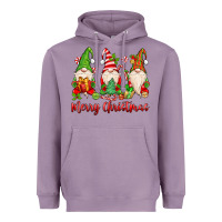 Lavender merry christmas gnomes Heavyweight Hoodie - MaliasSmallBusiness