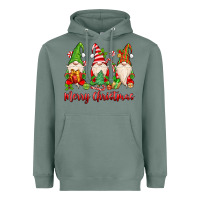 Sage merry christmas gnomes Heavyweight Hoodie - MaliasSmallBusiness