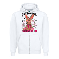 Cottontail Bunny Club Zipper Hoodie | Teevron