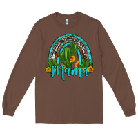 Chestnut western cactus and sunflower mama rainbow Long Sleeve Tee - Artiststas