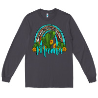 Smoke western cactus and sunflower mama rainbow Long Sleeve Tee - Artiststas